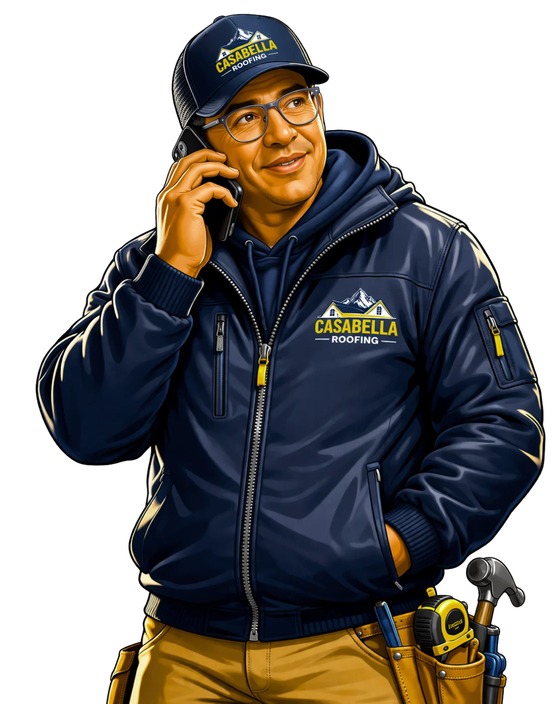 Casabella mascot A – phone call Casabella mascot A