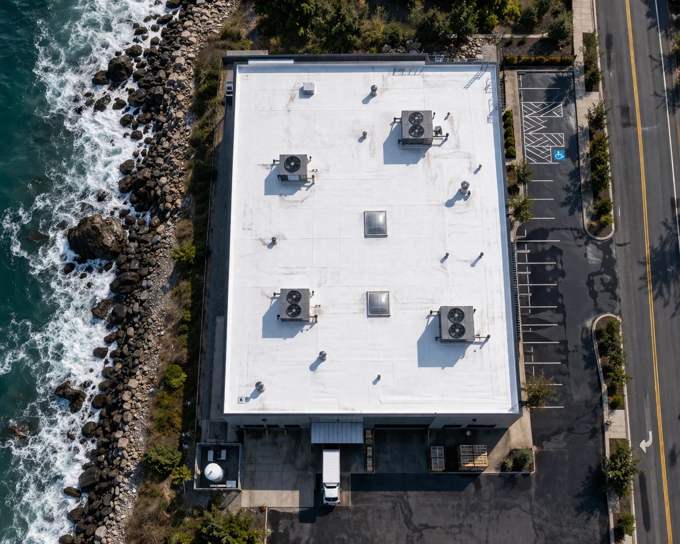 Industrial flat roofing Industrial flat roofing