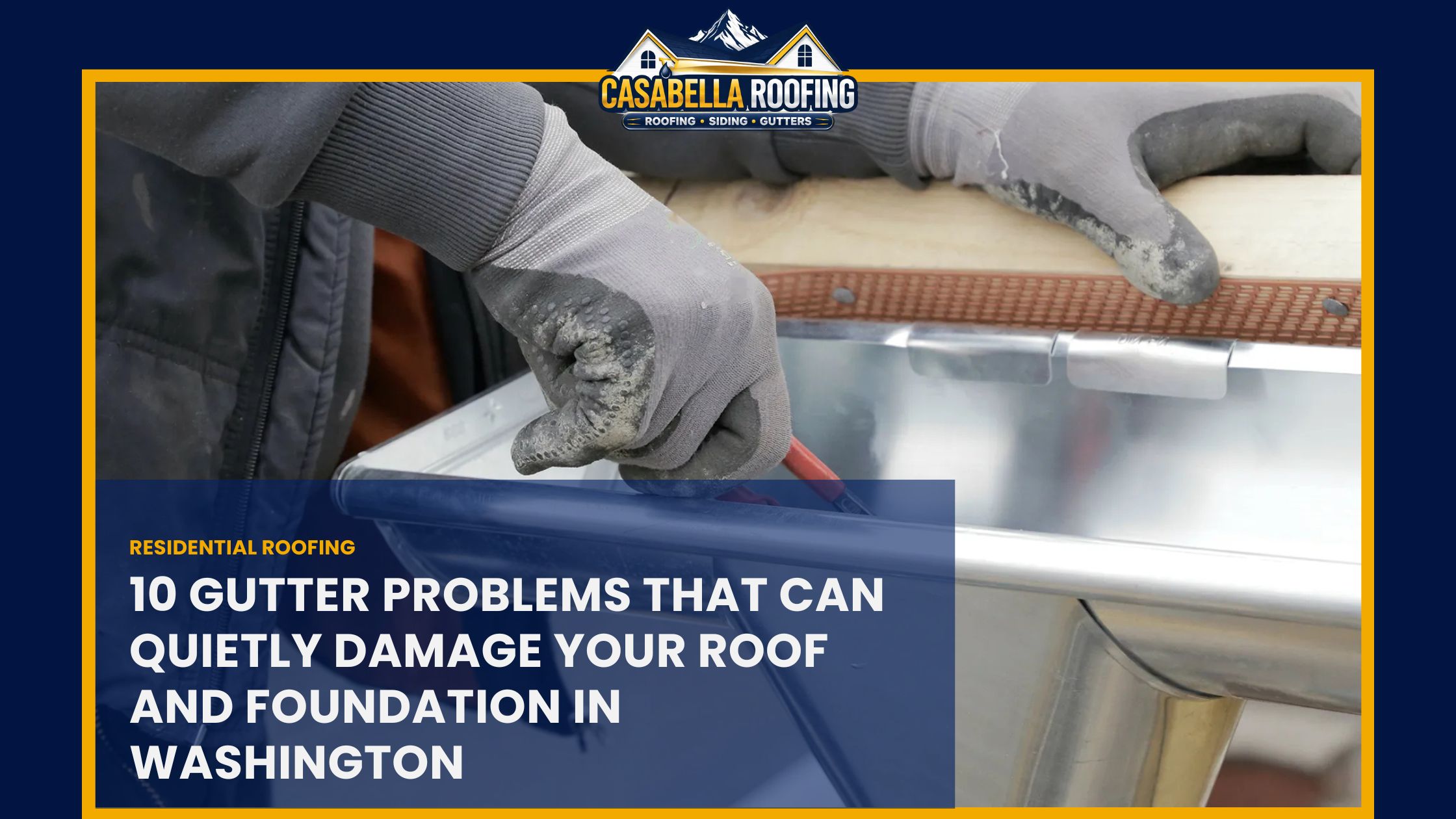 gutter repair Kirkland WA