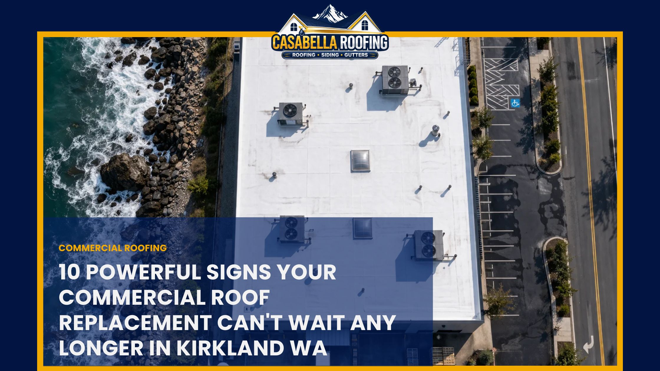 Commercial Roof Replacement in Kirkland WA