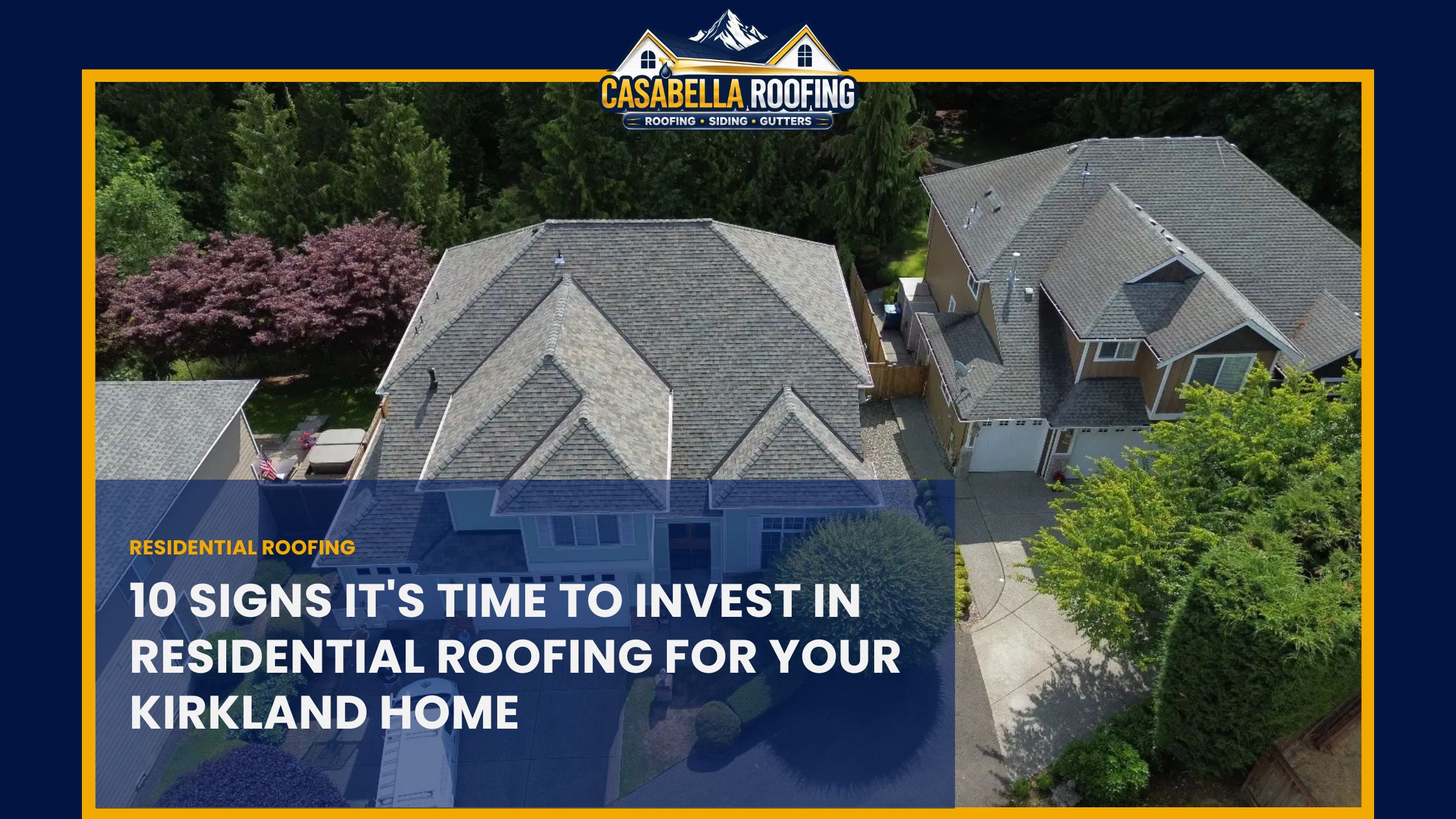 Residential Roofing Kirkland WA