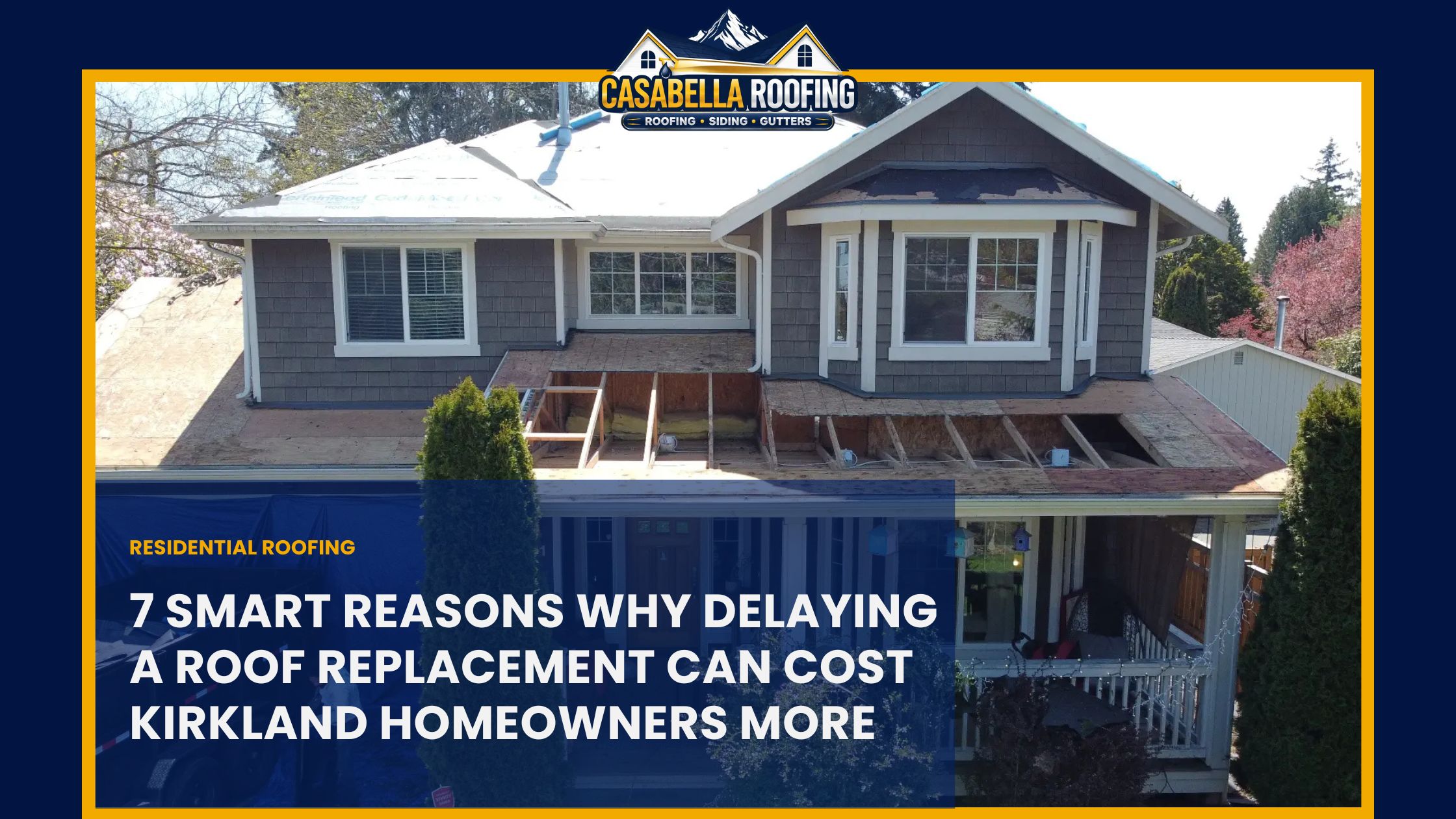 Roof Replacement Kirkland WA