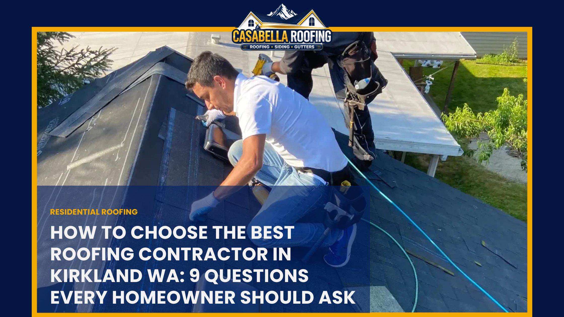 Best Roofing Contractor Kirkland WA