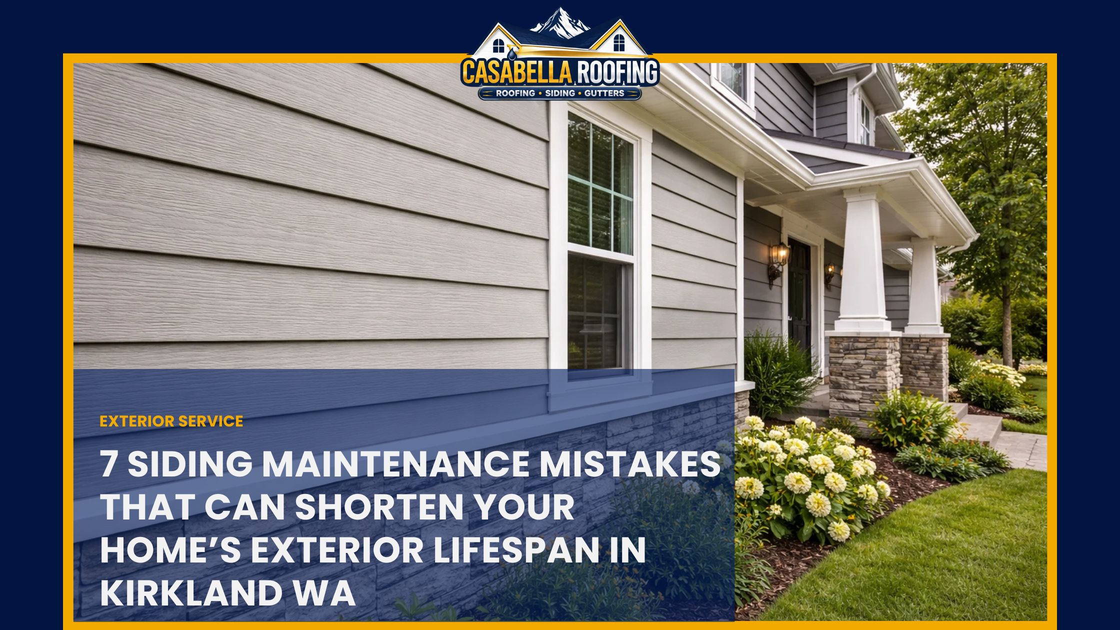 siding maintenance Kirkland WA